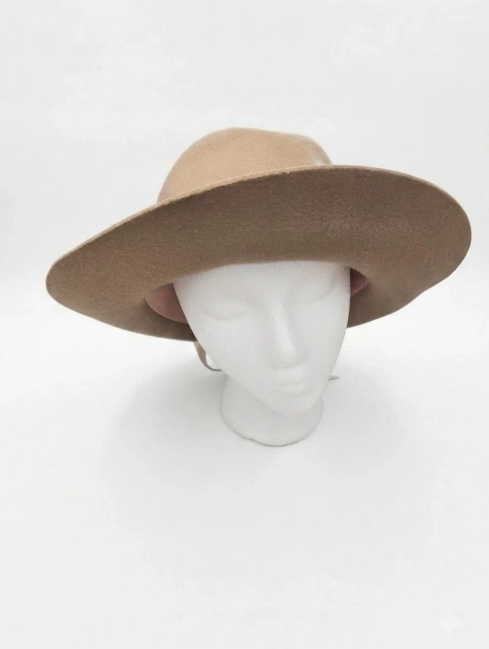 C.C Exclusives Women’s Fedora Hat 100% Wool Brown Wide Brim Casual Accessory